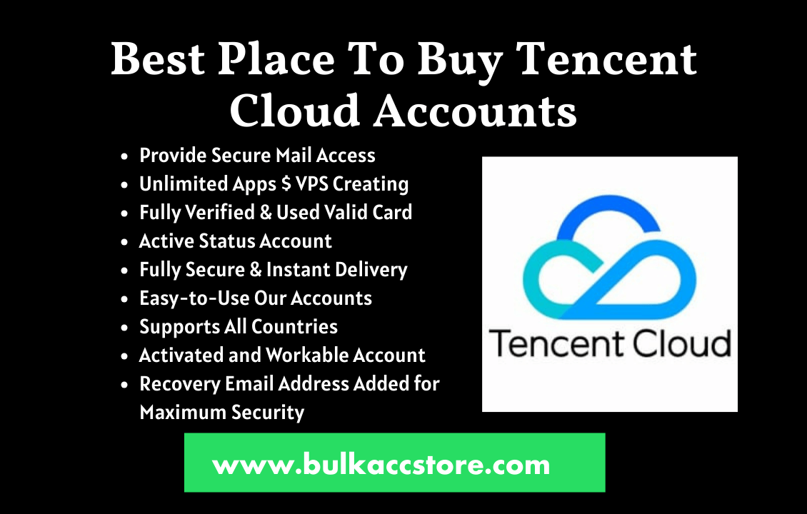 Tencent Cloud accounts for sale