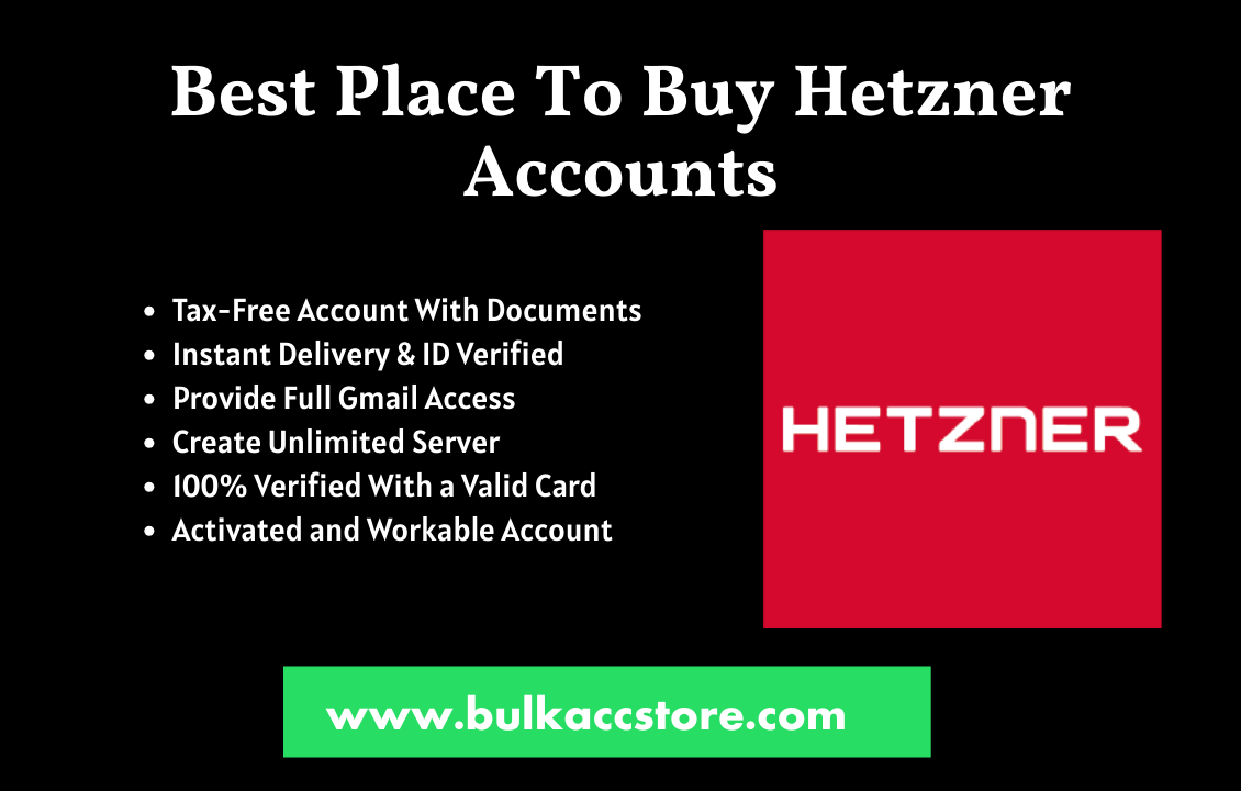 Hetzner Accounts for Sale