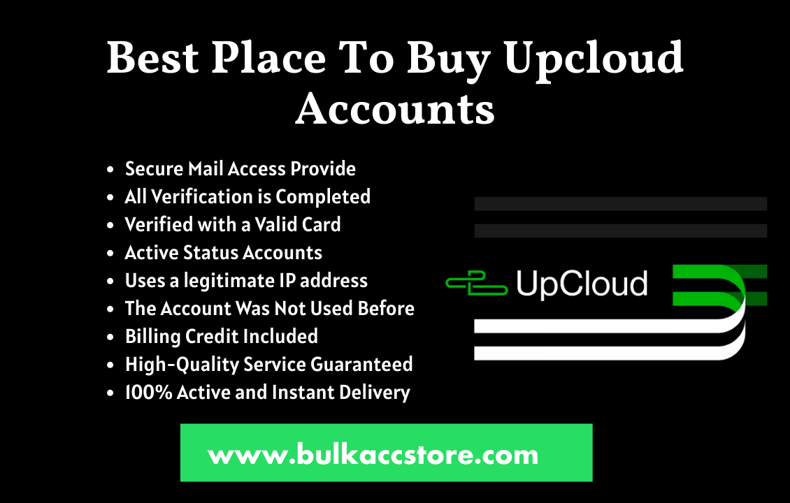 Upcloud Accounts for Sale